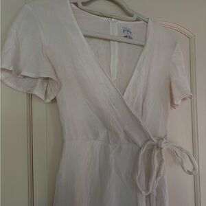 WHITE PRINCESS POLLY DRESS